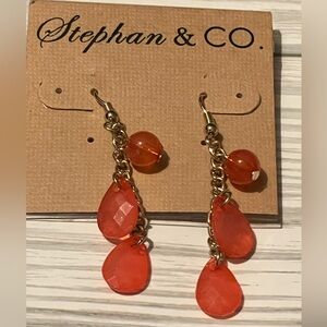 Nordstrom Stephan & Co. Acrylic Drop Hook Earrings